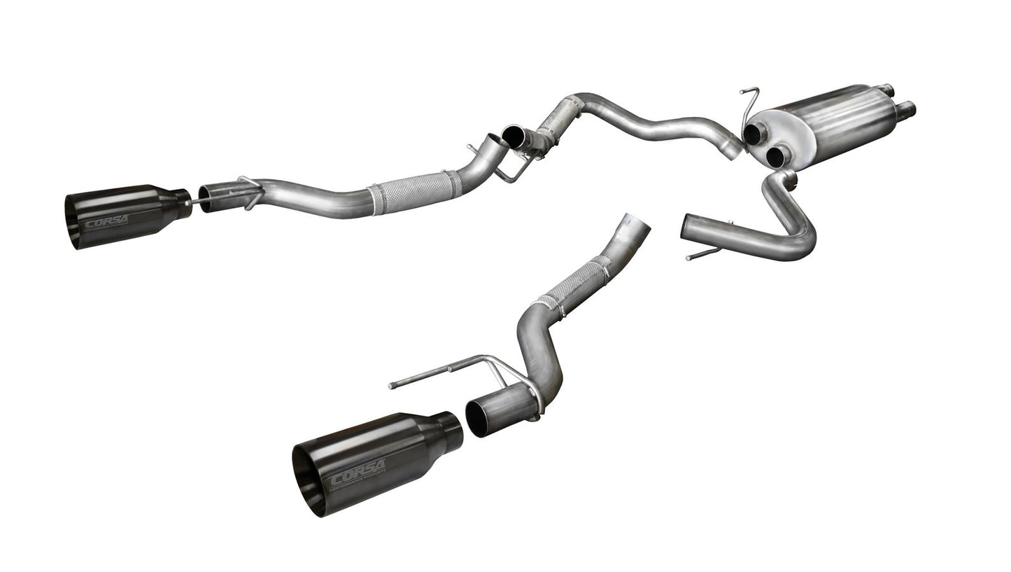 Corsa Performance Exhaust Cat-Back r Exit with Single 5.0in MPN COR14397GNM For Ford Fullsize Truck 2017-20