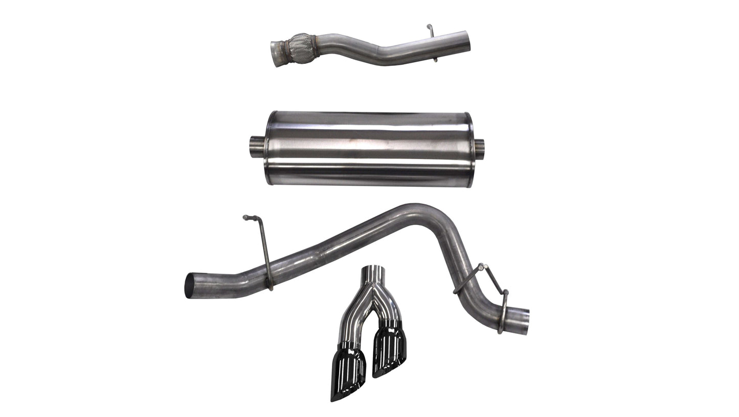 Corsa Performance Exhaust Cat-Back Cat-Back Single Side E MPN COR14749BLK For GM Fullsize, Fullsize SUV, LS-Series 2015-19