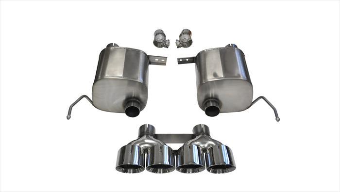 Corsa Performance 14- Corvette 6.2L Xtrem Valve-Back Exhaust Kit MPN COR14762 For Chevy Corvette 2014-18