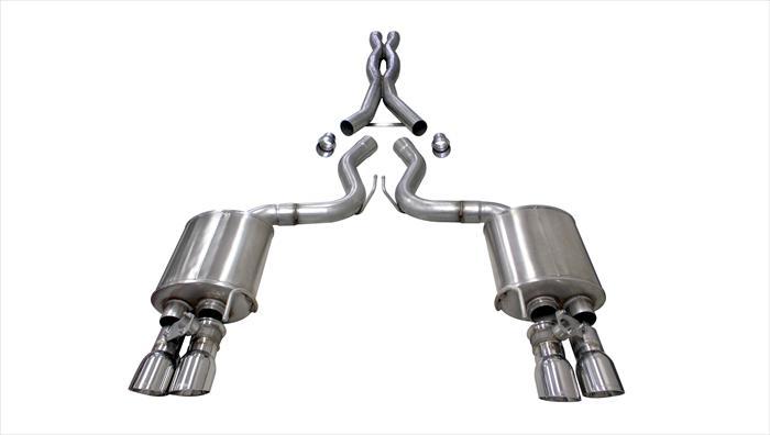 Corsa Performance 18- Mustang 5.0L Cat Back Exhaust COR21001