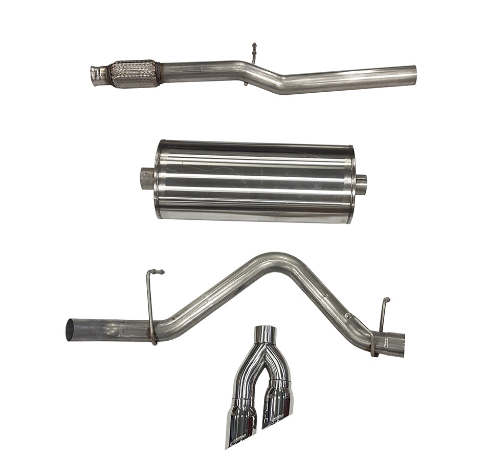 Corsa Performance 19- GM P/U 1500 5.3L Cat Back Exhaust System MPN COR21030 For GM Fullsize Truck LS-Series 2019-21