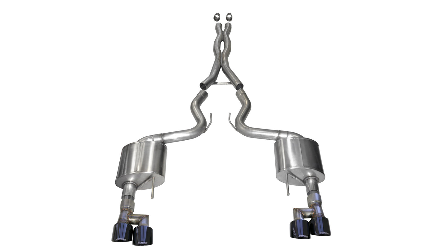 Corsa Performance Exhaust Cat-Back COR21040BLK