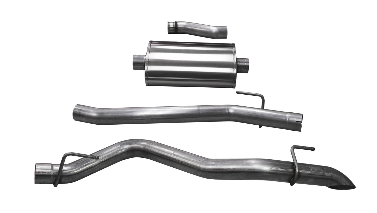 Corsa Performance Exhaust Cat-Back de Exit with Turn Down T COR21061