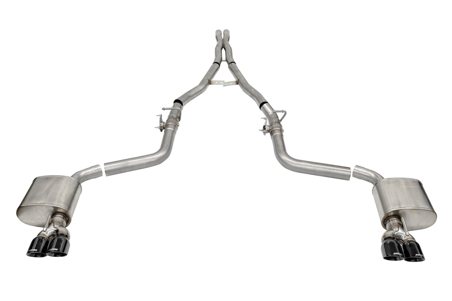 Corsa Performance 15-22 Dodge Challenger Cat Back Exhaust MPN COR21070BLK For Dodge, Mopar Challenger, Gen III 2015-22