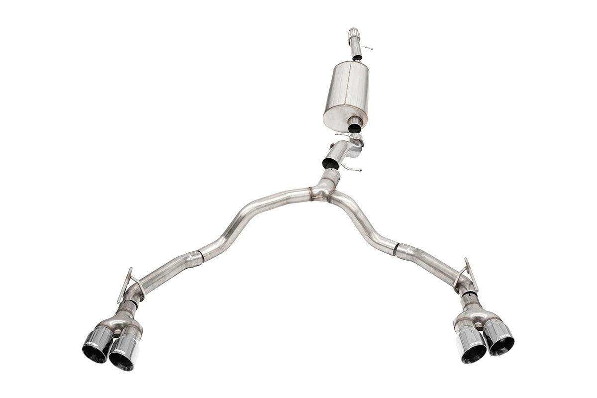 Corsa Performance 21- Chevy Tahoe 6.2L Cat Back Exhaust MPN COR21129 For GM Fullsize, Fullsize SUV, LS-Series 2021-22