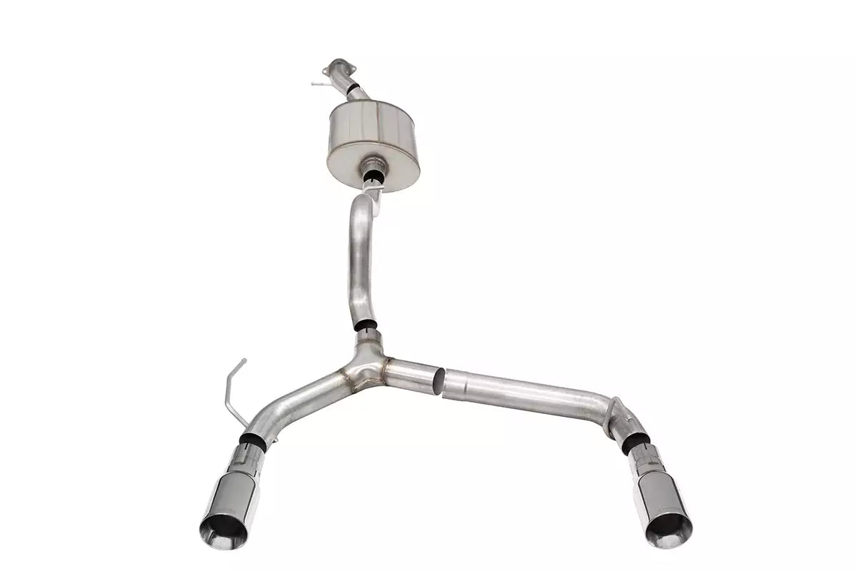 Corsa Performance 21- Ford Bronco 2.7L Cat Back Exhaust Kit MPN COR21208 For Ford Midsize SUV, V6 2021-22