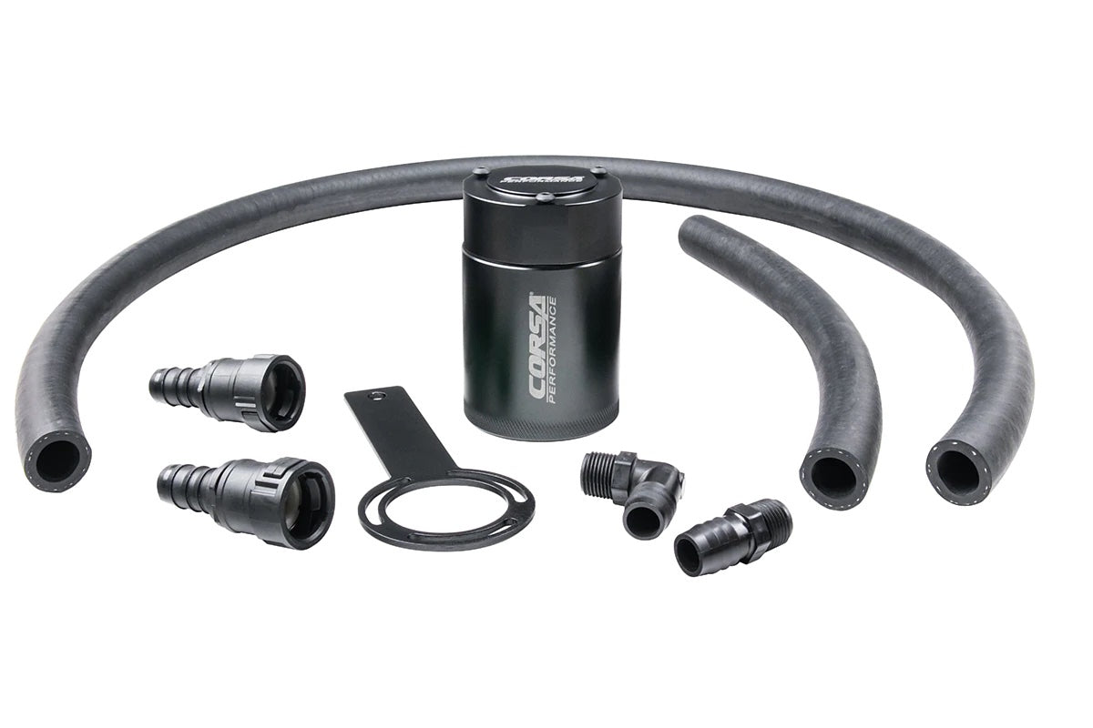 Corsa Performance 18- Jeep Wrangler 3.6L Catch Can MPN CORCC0002 For Jeep Wrangler JL, Gladiator 2018-22