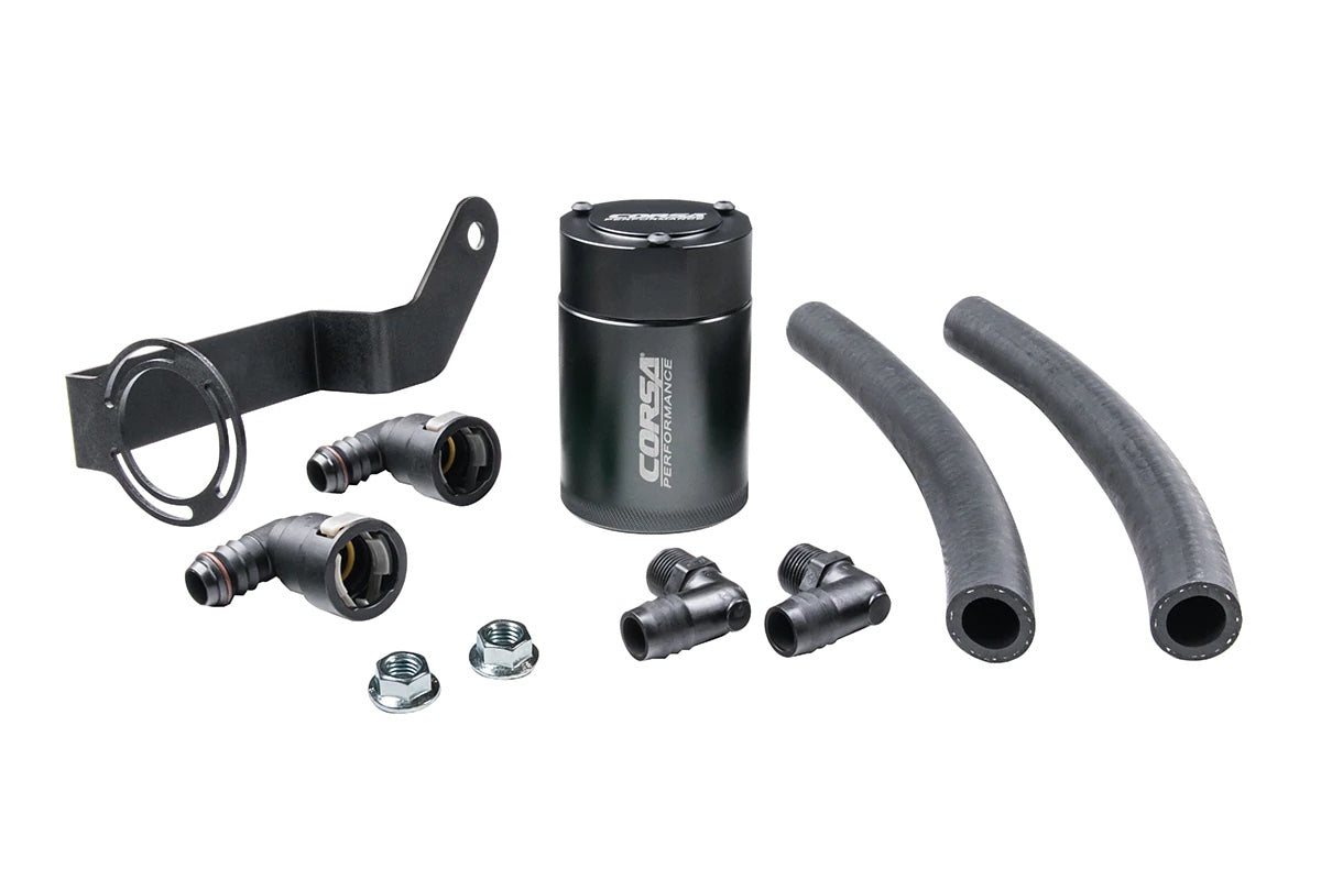 Corsa Performance 15- Dodge Charger 6.2L Catch Can MPN CORCC0006 For Jeep, Dodge, Mopar Midsize SUV, Cherokee, Grand Cherokee, Challenger, Gen III 2015-22