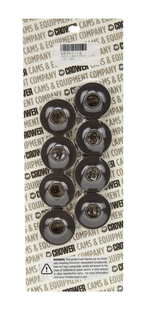 Crower Valve Spring Seat Cups - 1.560 MPN CRO68940-16