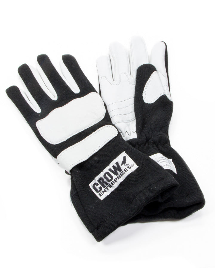 Crow Safety Gear Gloves Large Black Nomex 2-Layer Wings CRW11774