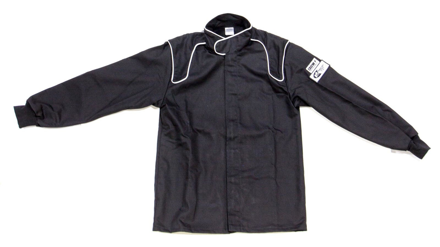 Crow Safety Gear Jacket 1-Layer Proban Black XXL MPN CRW25044