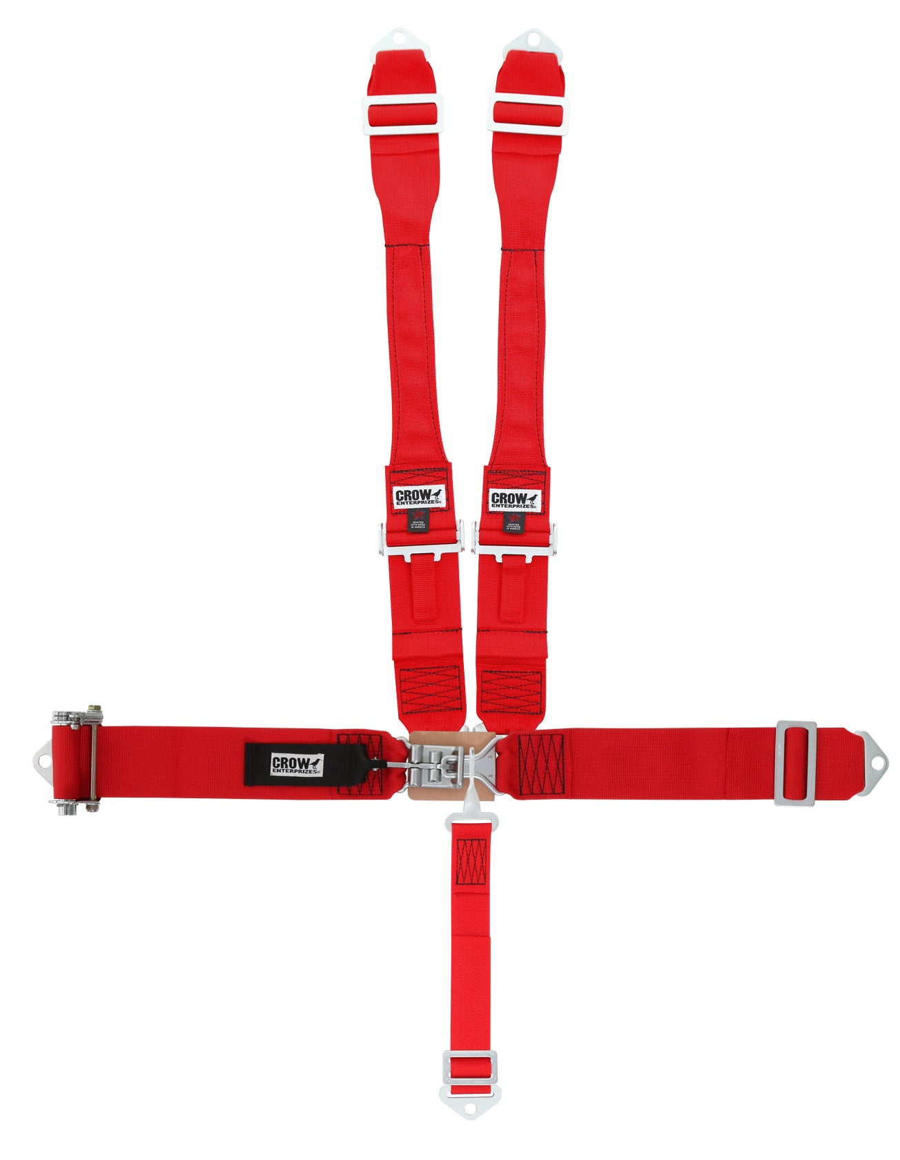 Crow Safety Gear Seat Belts Ratchet On Right For Hans 3in MPN CRW40072