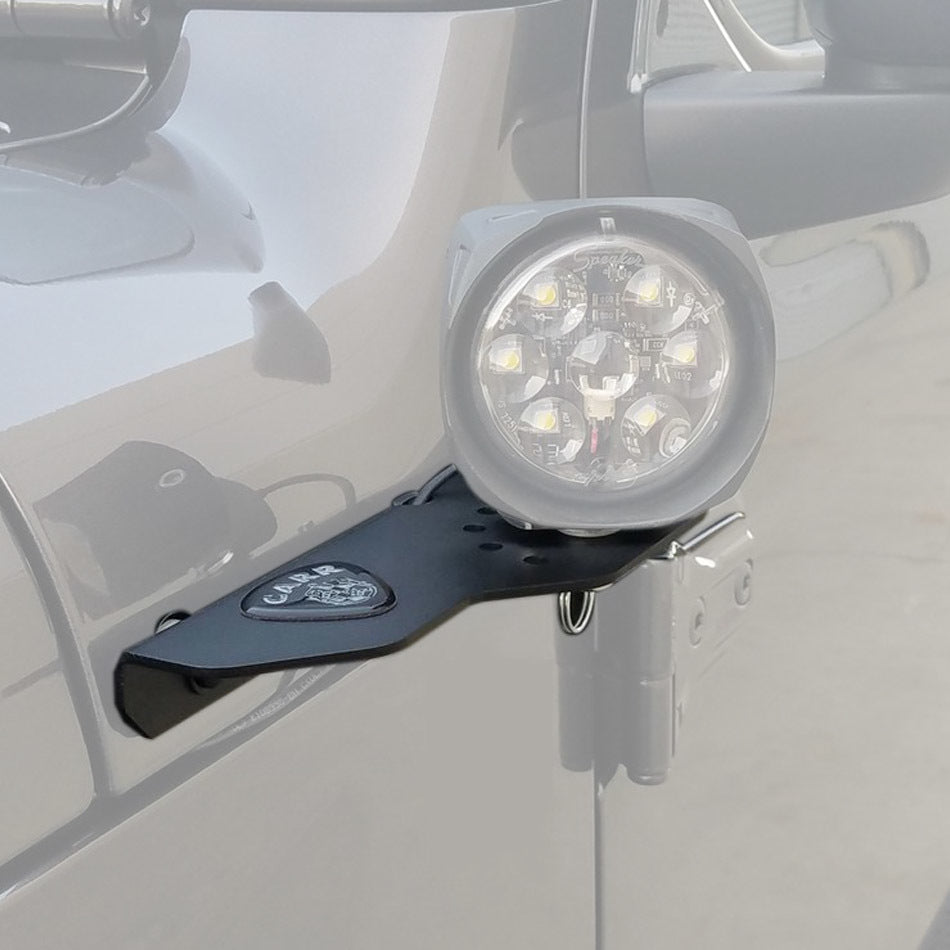 Carr 18- Jeep JL 180 Degree Light Mount Black Pair MPN CTA210291 For Jeep Wrangler JL 2018-19