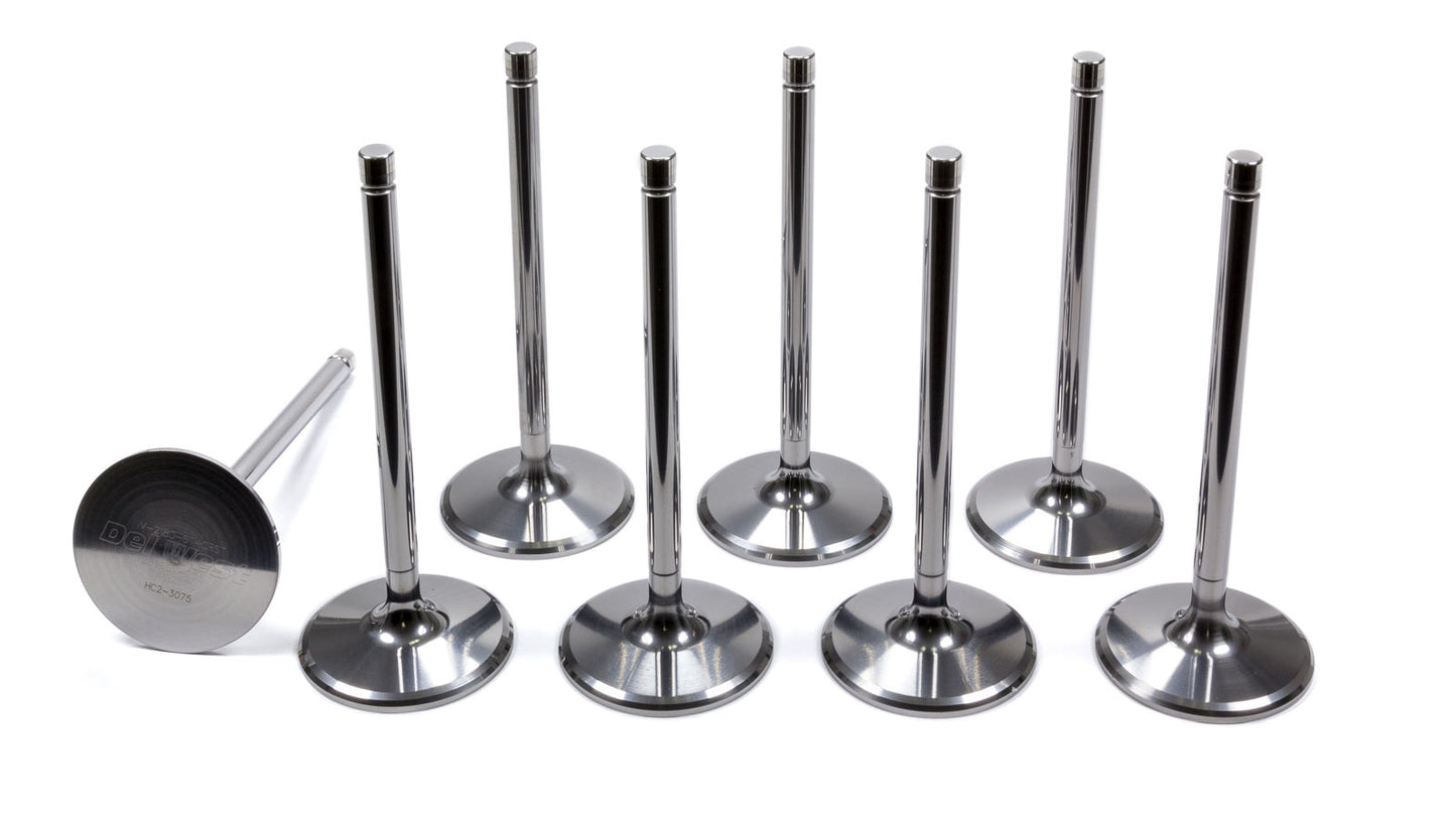 Del West 11/32 Intake Valves - 2.180 MPN DELIV2180-6T-CRST-8 For Chevy