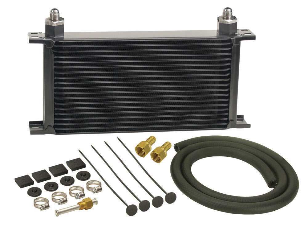 Derale 19-Row Stack Plate Trans Cooler Kit (-6AN) MPN DER13403