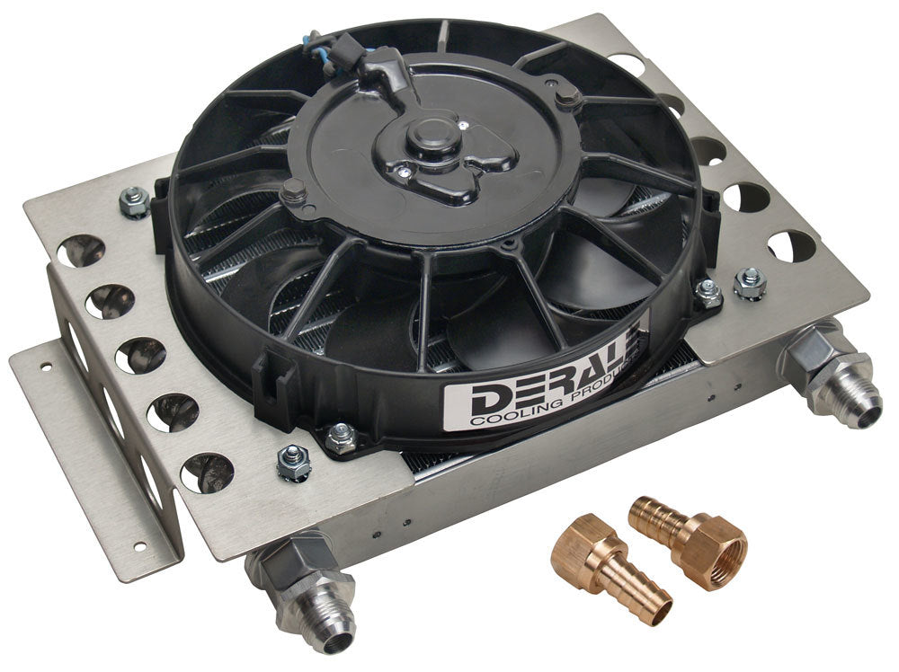 Derale Remote Oil Cooler w/Fan MPN DER15850 For Universal use