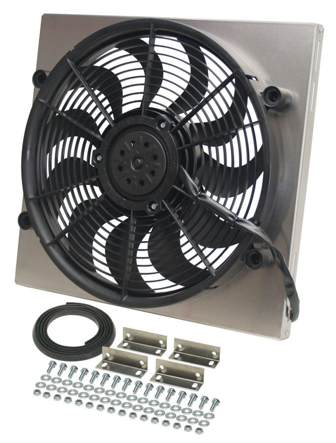 Derale RAD Fan with Aluminum Shroud Assembly MPN DER16818
