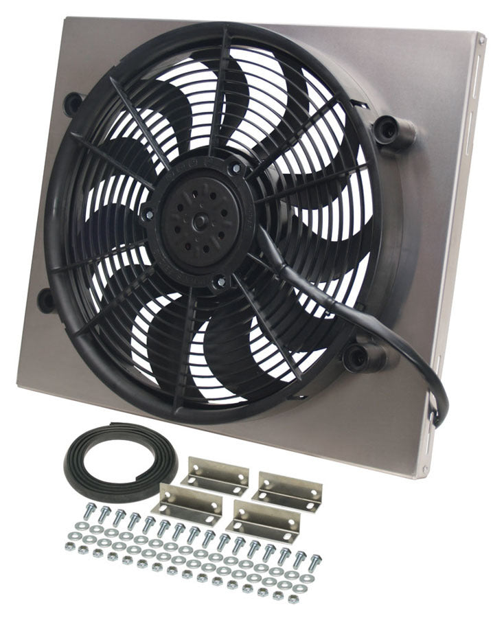 Derale RAD Fan w/Alum Shroud Assembly MPN DER16821