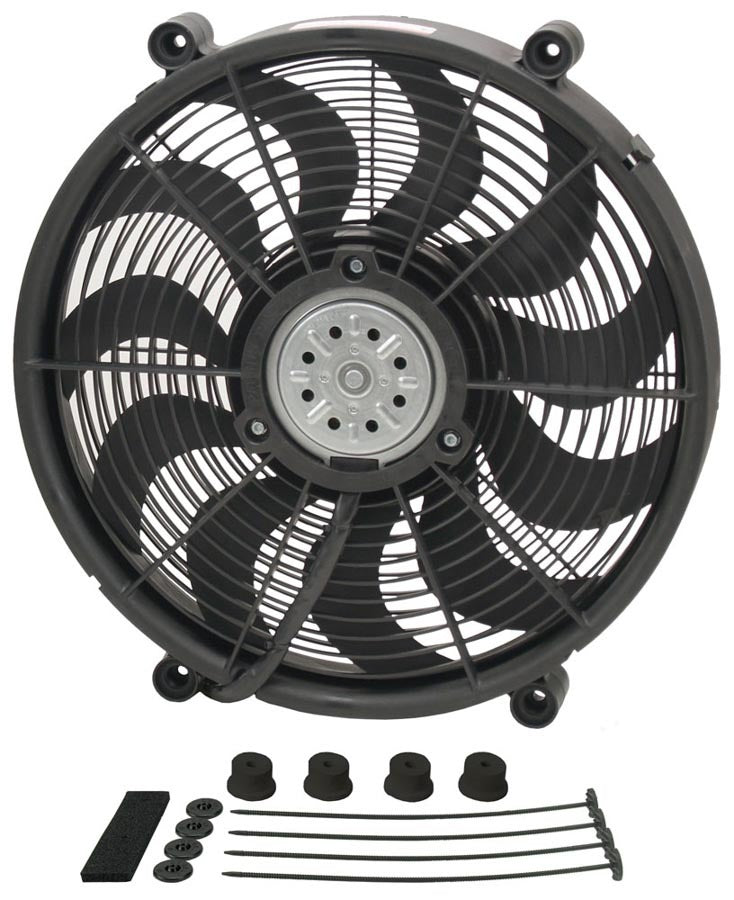 Derale 17in High Output Electrc Fan Std Kit MPN DER18217