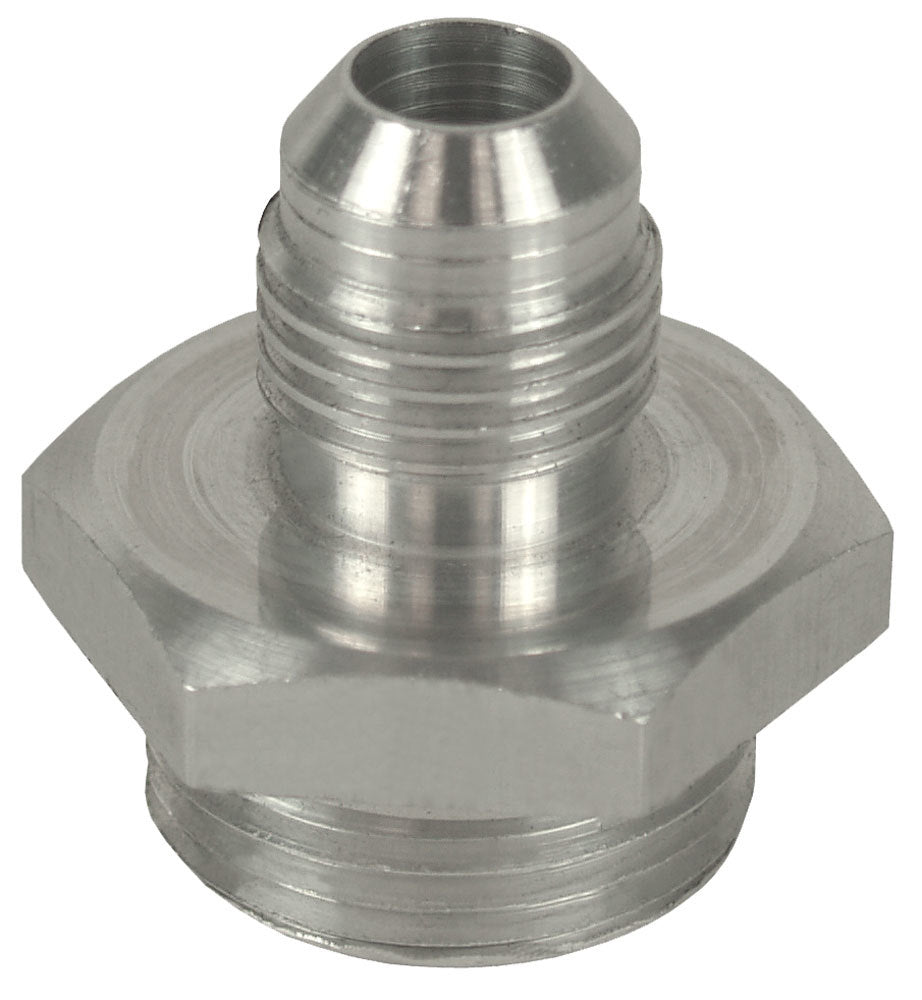 Derale Aluminum Fitting -6AN x 5/18-18 O-ring DER59106