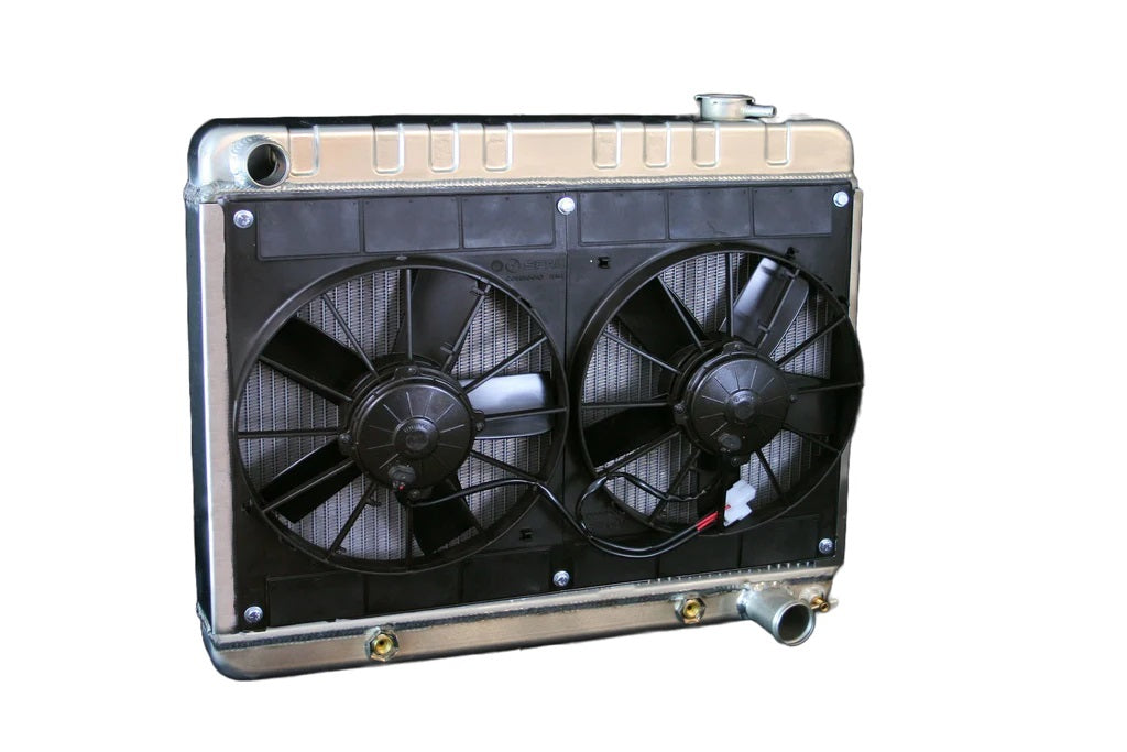 Dewitts Radiator Radiator w/Fans Nova 62-67 Auto Trans Raw MPN DEW32-4139010A For GM 1962-67
