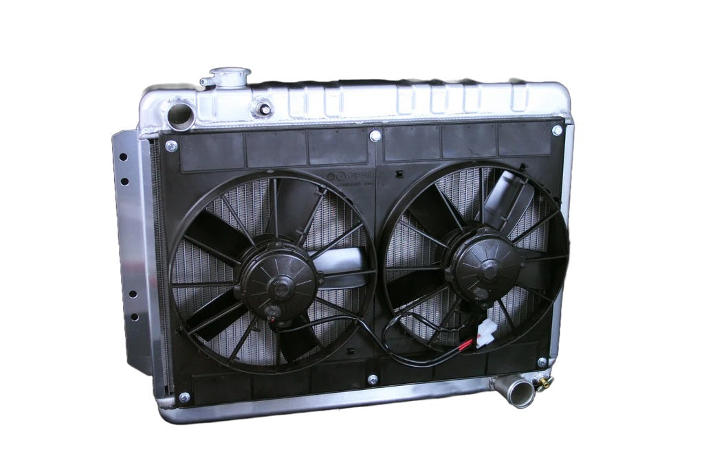 Dewitts Radiator Radiator w/Fans Impala 59-64 Manual Trans Raw MPN DEW32-4139015M For GM B-Body 1959-64