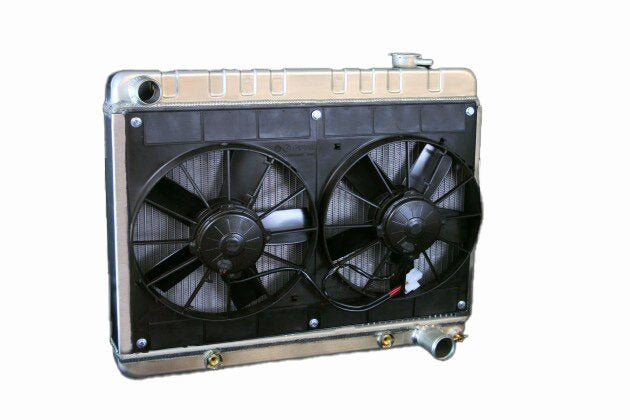 Dewitts Radiator Radiator w/Fans C-10 Trk 63-66 Auto Trans Raw MPN DEW32-4139017A For GM Fullsize Truck 1963-66