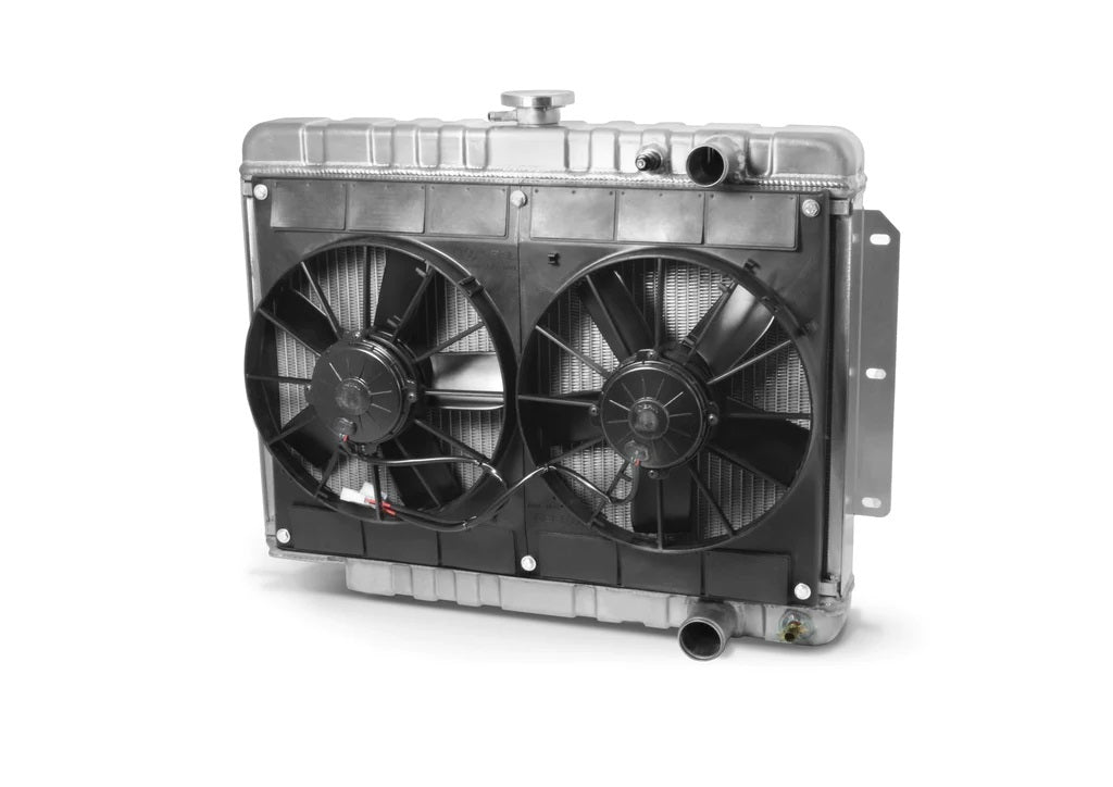 Dewitts Radiator Radiator w/Fans Impala LS 59-64 Man Trans Raw MPN DEW32-6139014M For GM B-Body 1959-64
