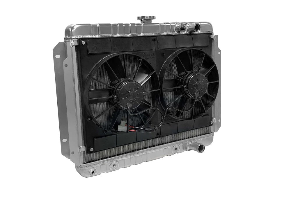 Dewitts Radiator Radiator w/Fans Impala LS 65-70 Auto Trans Raw MPN DEW32-6139016A For GM B-Body 1965-70