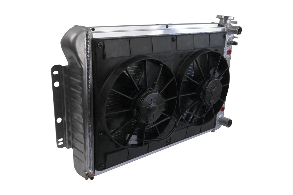 Dewitts Radiator Radiator w/Fans Camaro 67-69 LS Auto Trans Raw DEW32-6139022A
