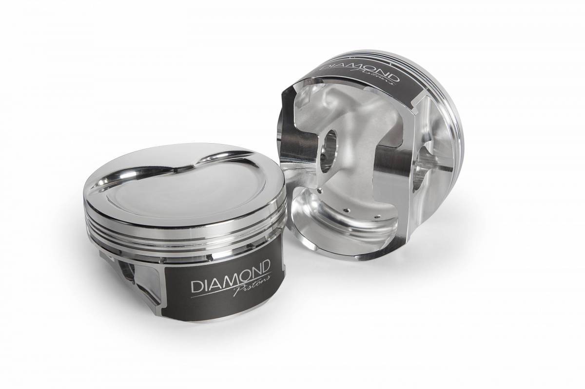 Diamond Racing Products GM LS9/LSA Forged Piston Set 4.070 Bore w/Rings MPN DIA11589-R1-8 For Chevy
