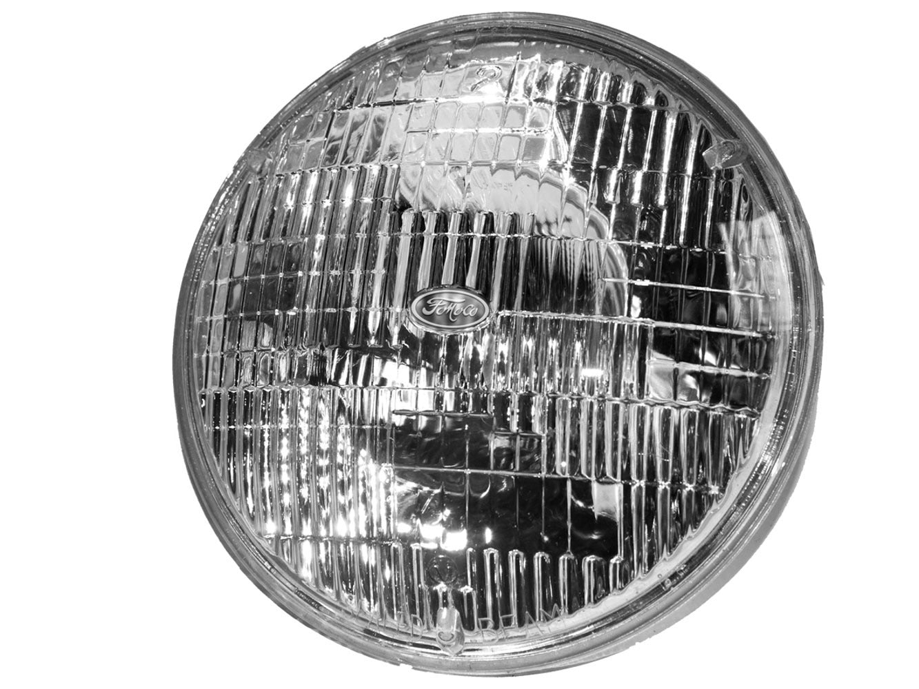 Drake Automotive Group 7in Halogen Headlamp MPN DRAC0DZ-13007-A For Ford Mustang 1964-73