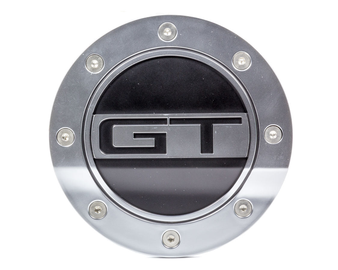 Drake Automotive Group Fuel Door GT Silver/Blk 15- Mustang MPN DRAFR3Z-6640526-GS For Ford Mustang 2015-17