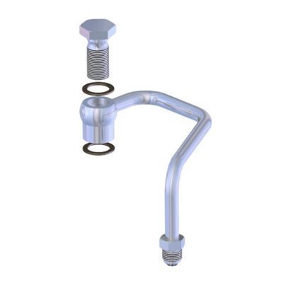 Detroit Speed Engineering Hardline Pressure Tube w/Banjo Bolt MPN DSE091702DS