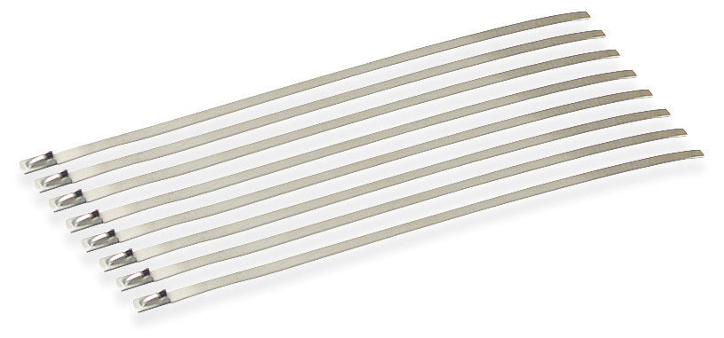 Design Engineering S.S. Locking Ties 8in.-8pk. DSN10201