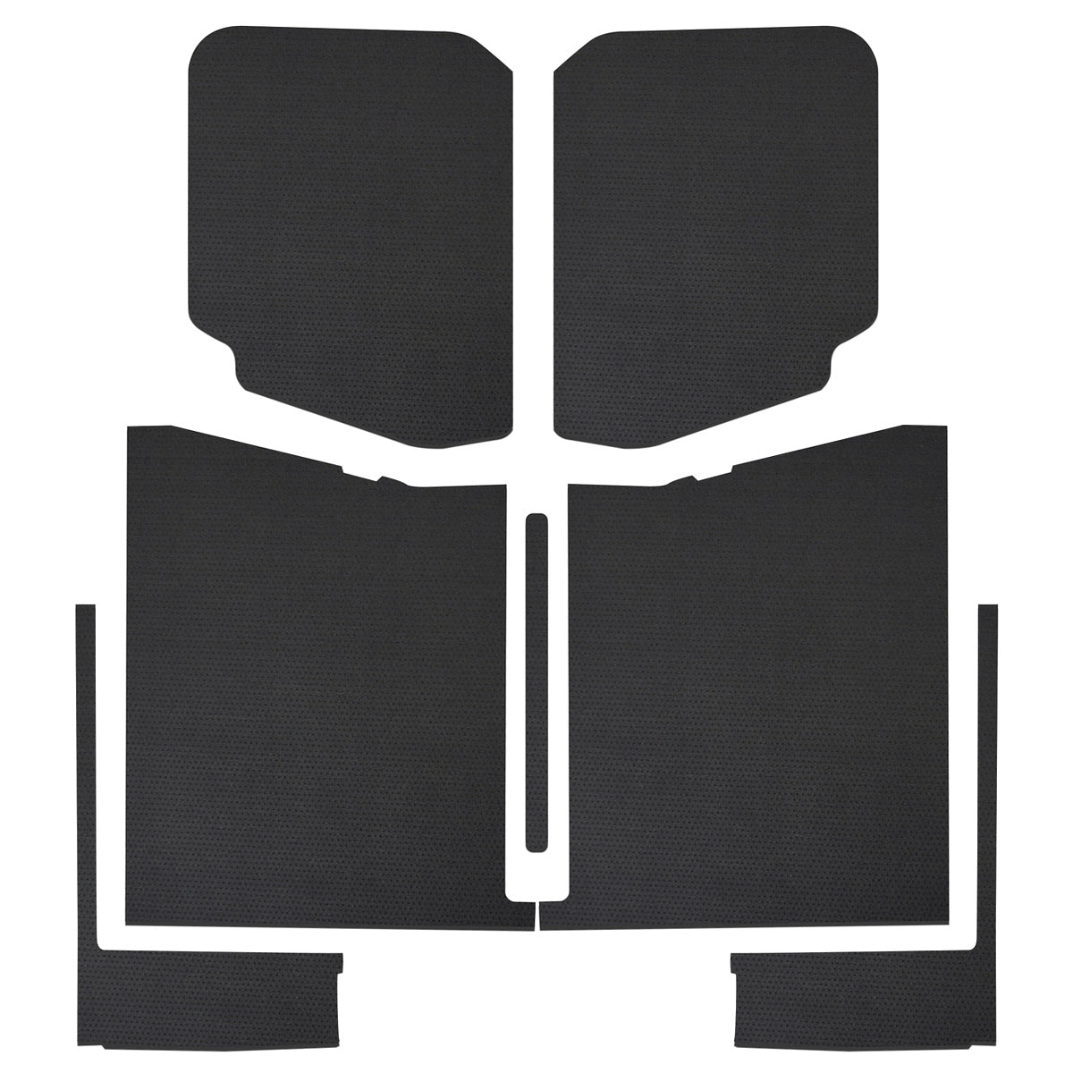 Design Engineering 20- Gladiator Headliner Leather Look Black 7 Pc. MPN DSN50187 For Jeep Gladiator 2020-22