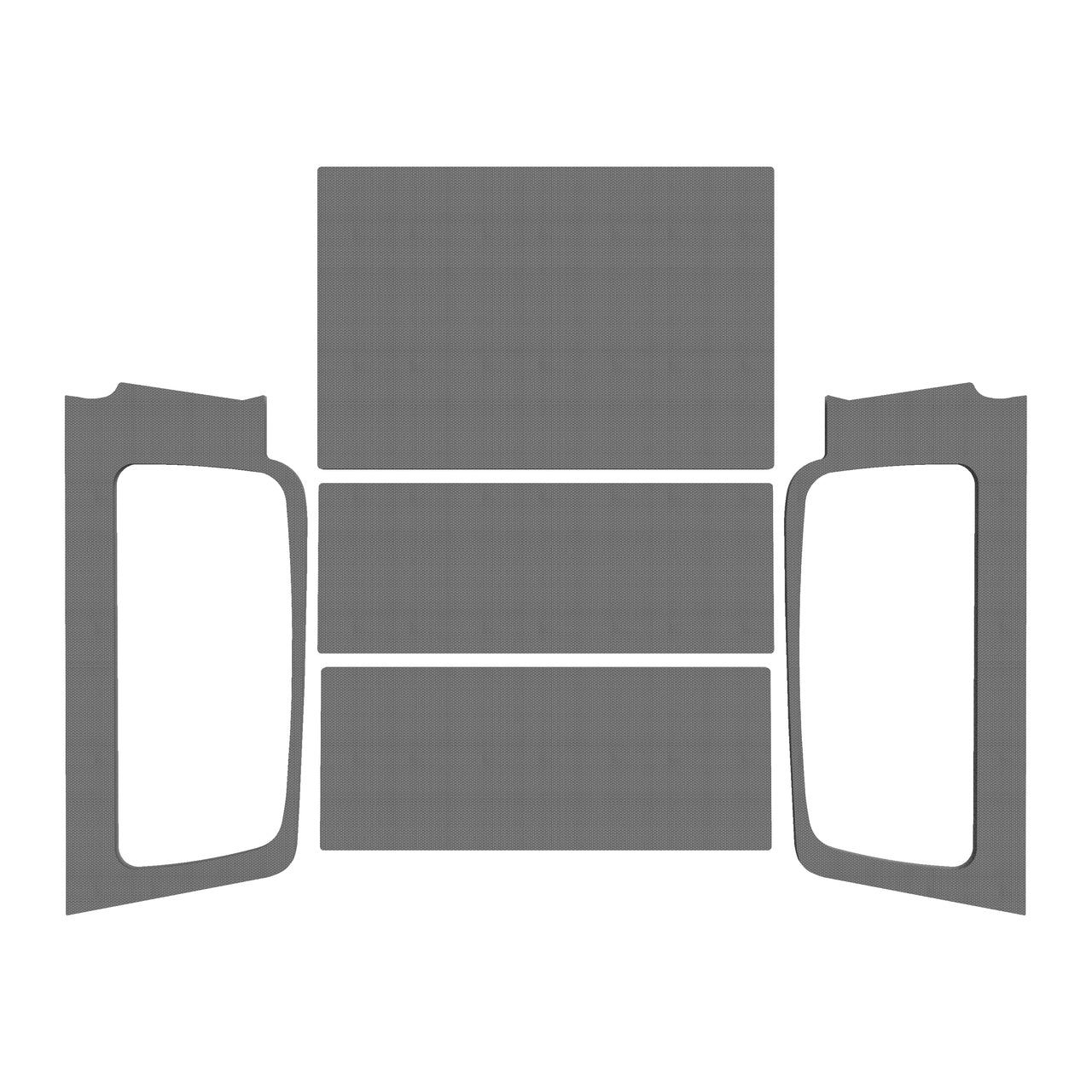 Design Engineering 2004-06 Jeep Wrangler LJ Headliner Kit Gray MPN DSN50603 For Jeep Wrangler TJ 2004-06