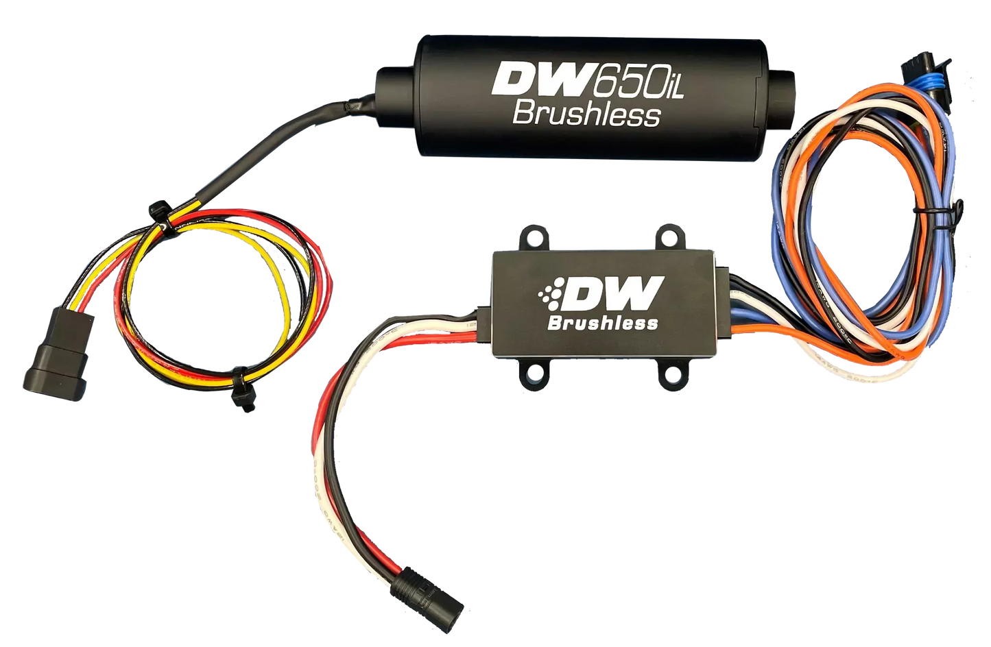 Deatschwerks DW 650IL Brushless Fuel Pump w/Single/Dual Cont. MPN DWK9-650-C105
