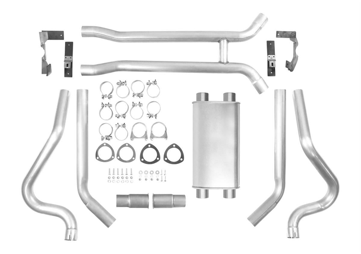 Dynomax Exhaust System 67-74 Camaro 265 to 400 MPN DYN89021 For Chevy, GM F-Body 1967-74