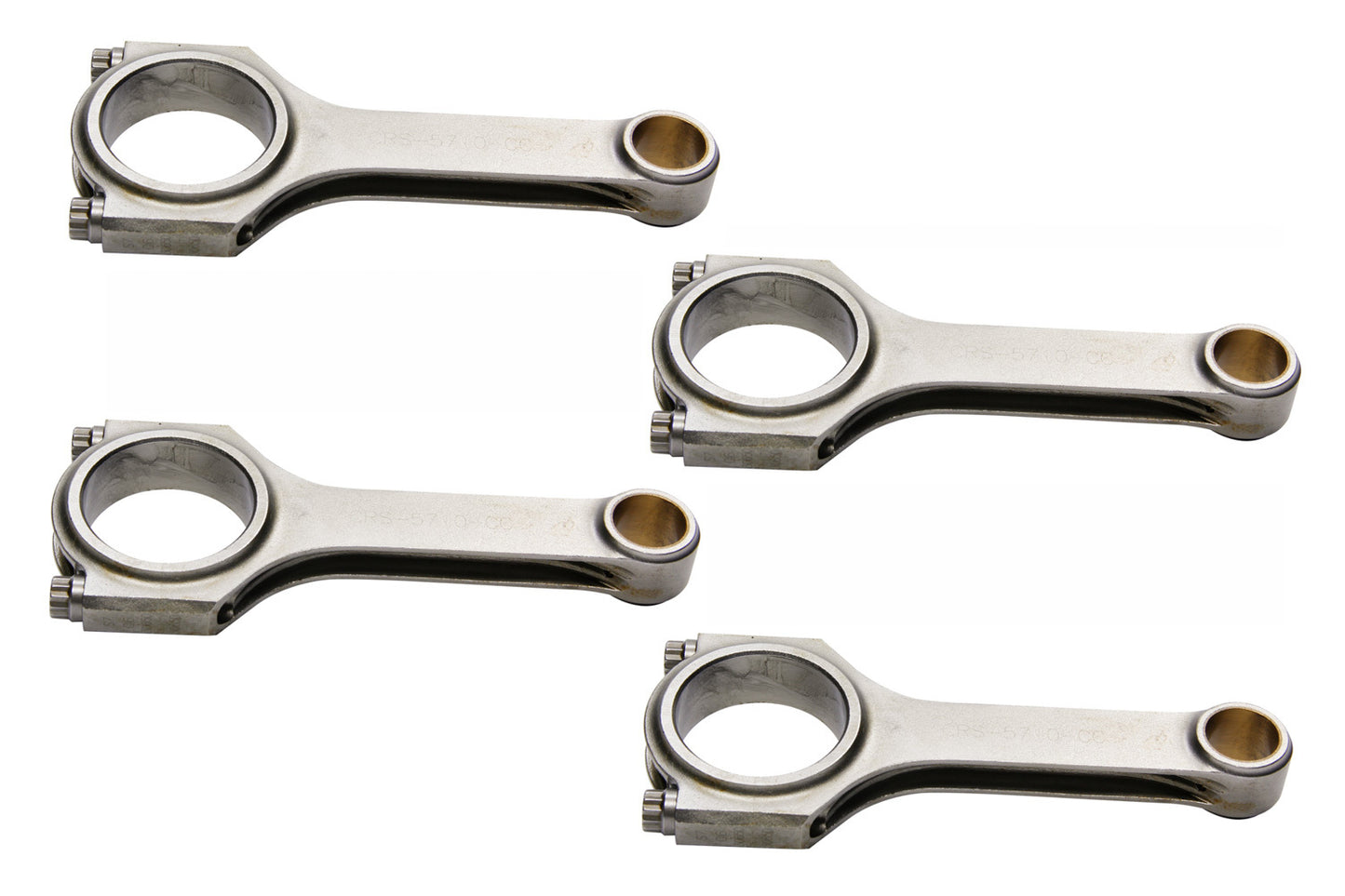 Eagle GM Quad 4 4340 Forged H-Beam Rods 5.710 MPN EAGCRS5710C3D For GM