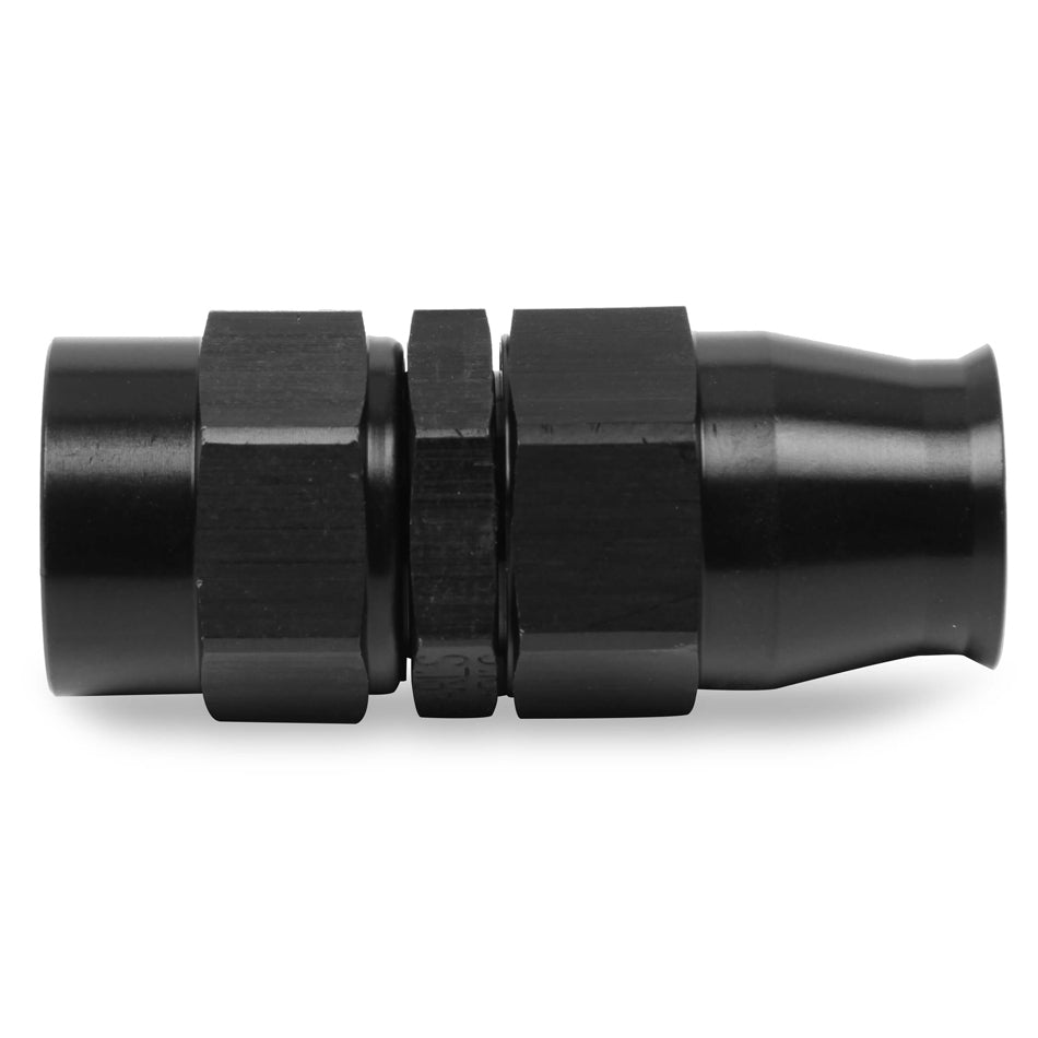 Earls #8 Ultra Pro Hose End Straight - Black EAR620108ERL