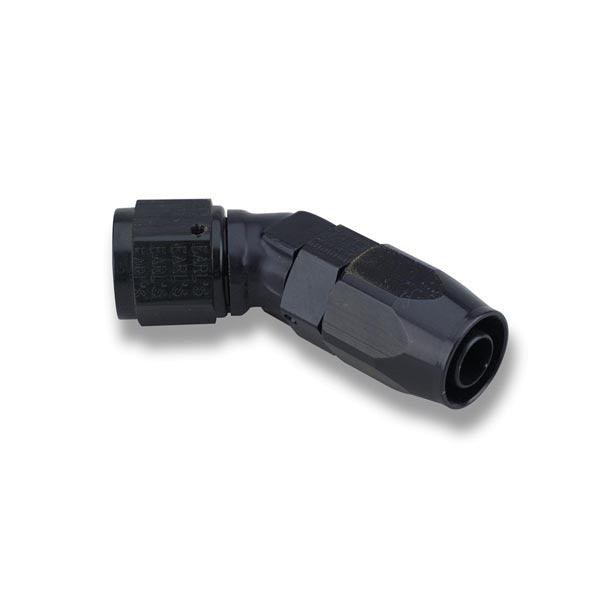 Earls #6 45 Deg Ano-Tuff Hose End - Low Profile MPN EARAT804506ERL