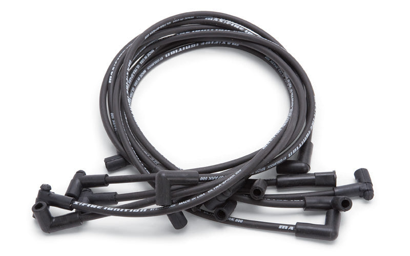 Edelbrock Max Fire Plug Wire Set SBC w/HEI 90 Degr Black MPN EDE22703 For Chevy
