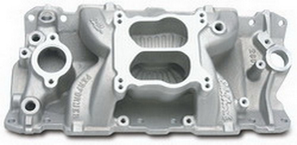 Edelbrock SBC Performer Air Gap Manifold - 262-400 MPN EDE2601 For Chevy