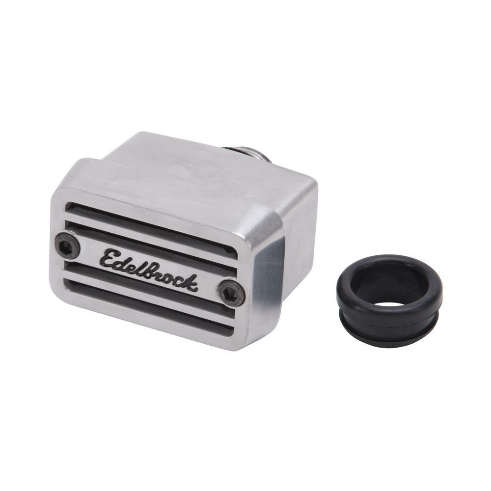 Edelbrock Elite Series Breather - Top Mnt. w/Name MPN EDE4204
