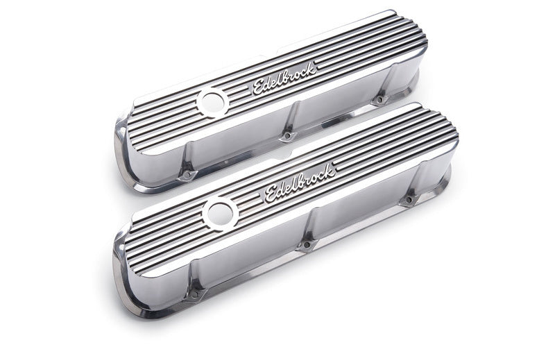 Edelbrock Valve Cover Kit Elite II Series SBF Tall MPN EDE4264 For Ford