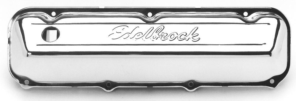 Edelbrock Signature Series V/C's - BBF Chrome Steel MPN EDE4463 For Ford