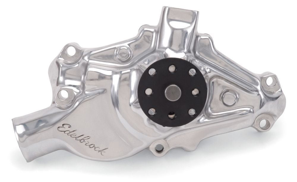 Edelbrock SBC Water Pump - Short Polished EDE8820