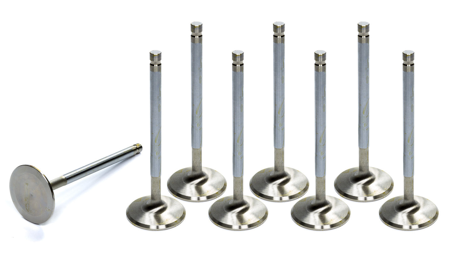 Edelbrock Exhaust Valves 8pk 1.880 x 5.450 MPN EDE9776 For Chevy