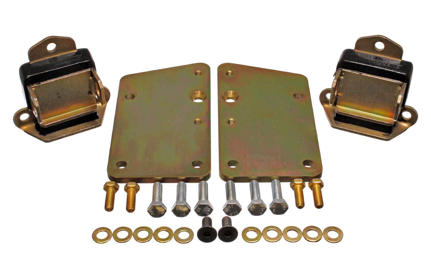 Energy Suspension LS1 Engine Conversion Mounts Short/Wide Zinc MPN ENE3-1148G For GM LS-Series